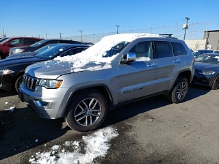 Jeep Grand Cherokee Limited 2018 Silver 3.6L vin: 1C4RJEBG6JC480346