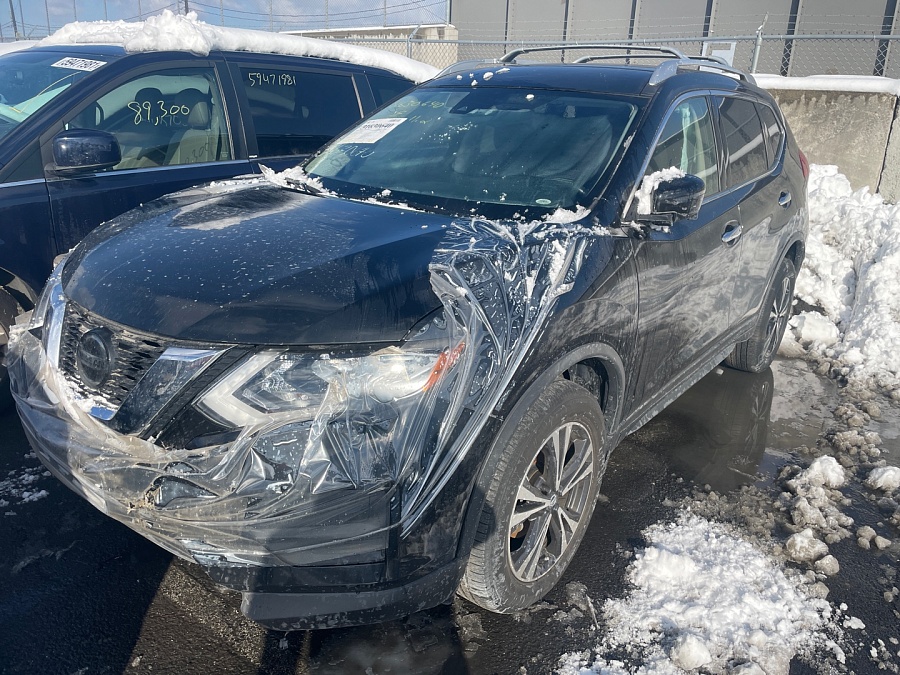 Nissan Rogue Sv 2019 Black 2.5L vin: JN8AT2MV7KW378446