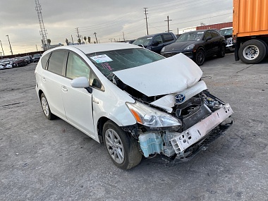 Toyota Prius V Two/Three/Five 2014 White 1.8L vin: JTDZN3EU3E3364148