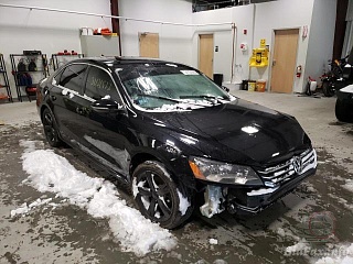 Volkswagen Passat Se 2012 Black 2.5L 5 vin: 1VWBP7A33CC084014