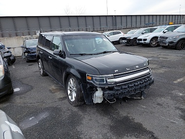 Ford Flex Limited 2019 Black 3.5L 6 vin: 2FMHK6D84KBA18661