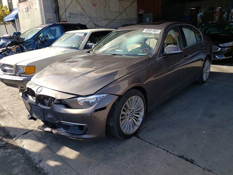 Bmw 328 I Sulev 2013 Brown 2.0L 4 vin: WBA3C1C55DK103617