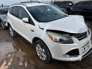 Ford Escape Titanium 2014 White 2.0L 4 vin: 1FMCU0J91EUA39173