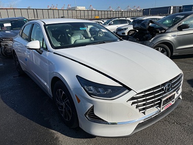 Hyundai Sonata Hybrid Blue 2021 2.0L vin: KMHL24JJ0MA021710