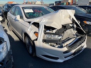 Ford Fusion Titanium 2015 White 2.0L vin: 3FA6P0K93FR276334