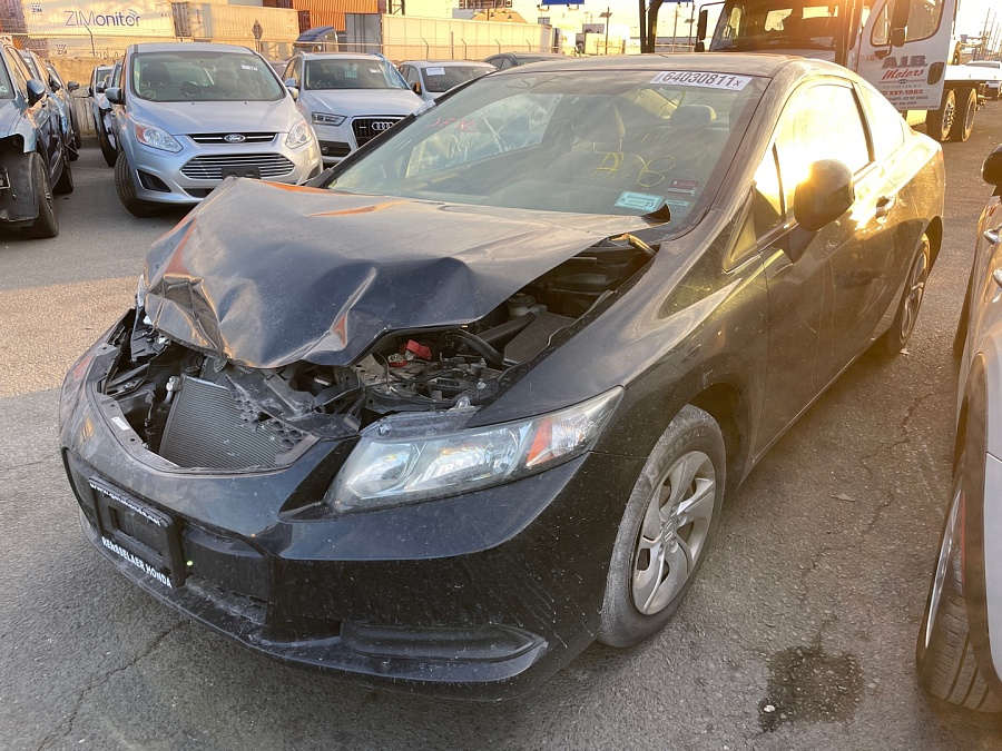 Honda Civic Lx 2013 Black 1.8L 4 vin: 2HGFG3B58DH516738
