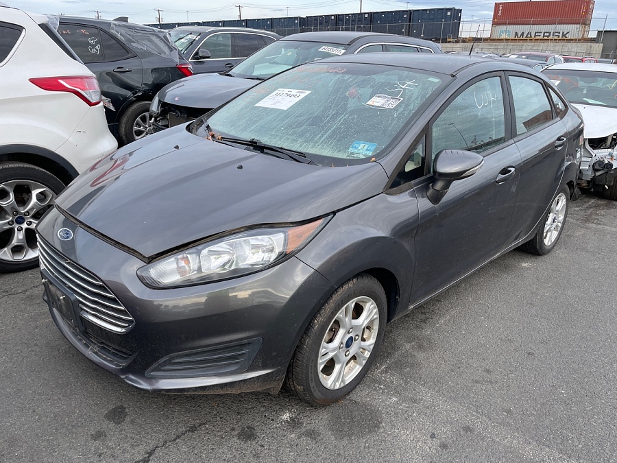 Ford Fiesta Se 2015 Gray 1.6L vin: 3FADP4BJ3FM166499