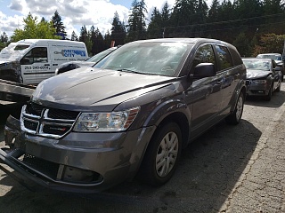 Dodge Journey Se 2013 Gray 2.4L 4 vin: 3C4PDCAB2DT675345
