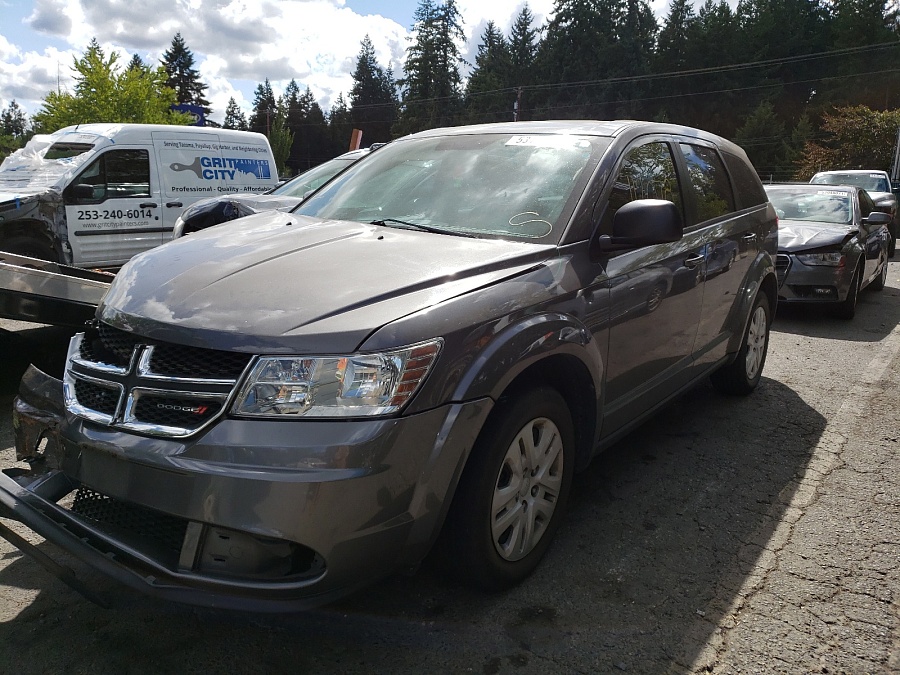 Dodge Journey Se 2013 Gray 2.4L 4 vin: 3C4PDCAB2DT675345