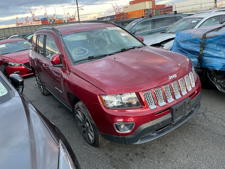 Jeep Compass Limited 2014 Red 2.4L 4 vin: 1C4NJCCB6ED653336
