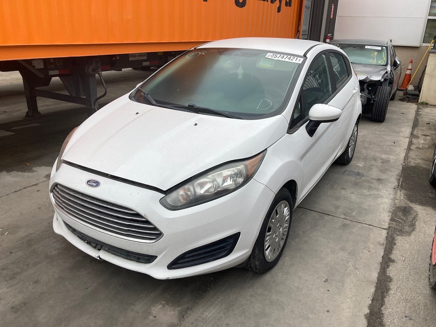 Ford Fiesta S 2016 White 1.6L 4 vin: 3FADP4TJ7GM169700