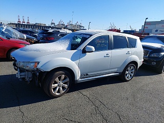 Mitsubishi Outlander Gt 2011 White 3.0L 6 vin: JA4JT5AX2BU032989