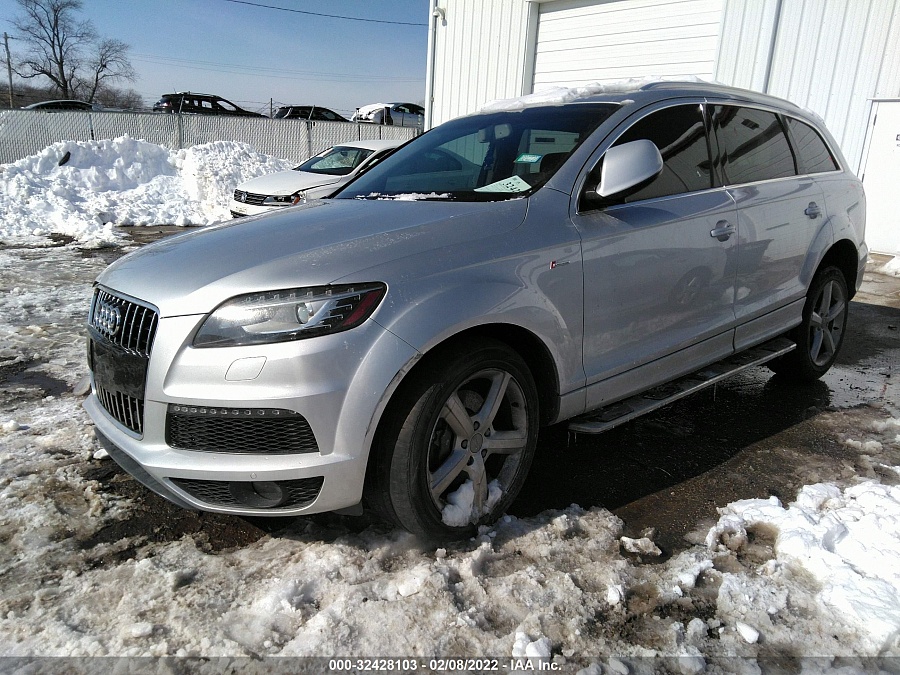 2011 AUDI Q7 3.0T S LINE vin: WA1DGAFE2BD003526