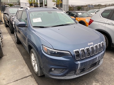 Jeep Cherokee Latitude 2019 Blue 2.4L 4 vin: 1C4PJLCB4KD450594