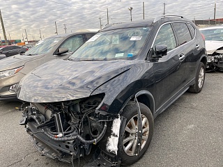 Nissan Rogue Sv 2018 Black 2.5L vin: KNMAT2MV6JP582451