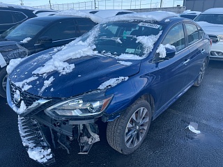 Nissan Sentra S 2019 Blue 1.8L 4 vin: 3N1AB7AP2KY359865