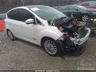 Ford C-Max Energi Sel 2013 White 2.0L vin: 1FADP5CU4DL543953