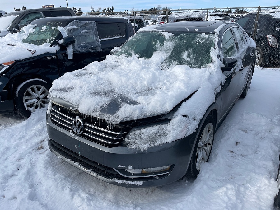 Volkswagen Passat Tdi Sel Premium 2013 Gray 2.0L vin: 1VWCN7A3XDC140459