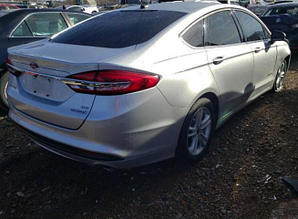 Ford Fusion Se Hybrid 2018 Silver 2.0L 4 vin: 3FA6P0LU1JR245885