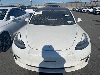 Tesla Model 3 Range Battery 2018 White MOTOR vin: 5YJ3E1EA3JF013804