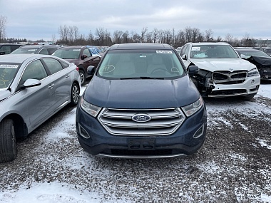 Ford Edge Titanium 2017 Blue 2.0L 4 vin: 2FMPK4K90HBB04411