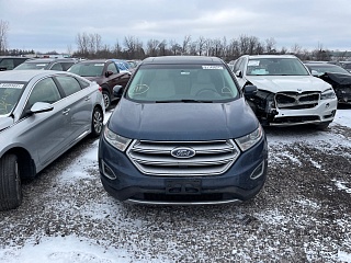 Ford Edge Titanium 2017 Blue 2.0L 4 vin: 2FMPK4K90HBB04411