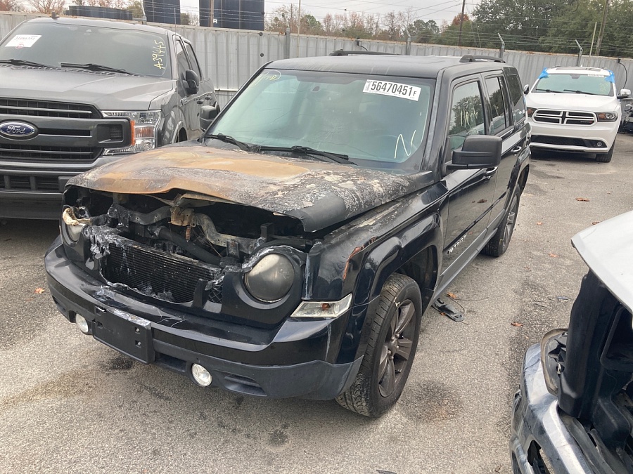 Jeep Patriot Latitude 2015 Black 2.4L 4 vin: 1C4NJRFB0FD324616