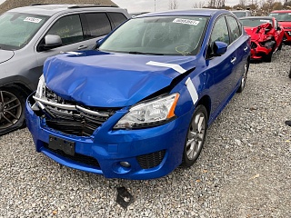 Nissan Sentra S 2015 Blue 1.8L 4 vin: 3N1AB7AP0FY225426