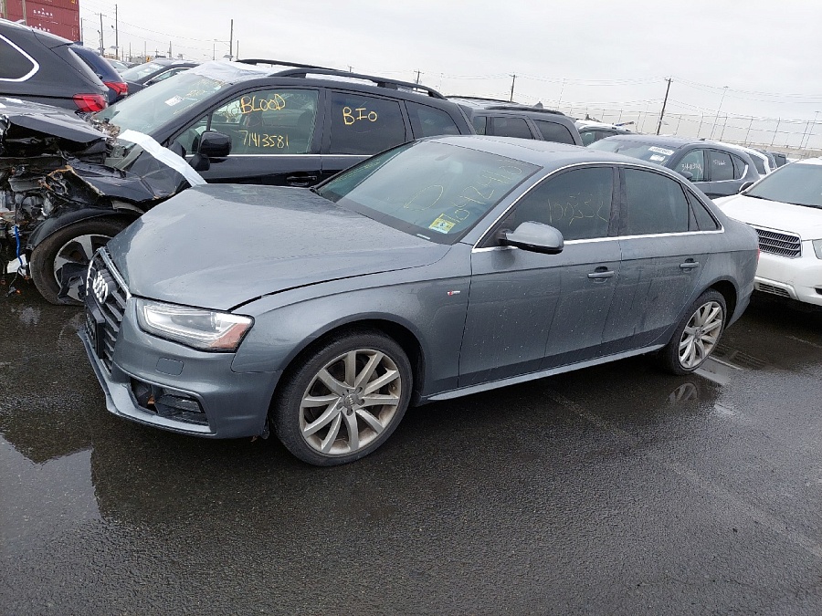 Audi A4 Premium 2014 Gray 2.0L 4 vin: WAUBFAFL8EN032913