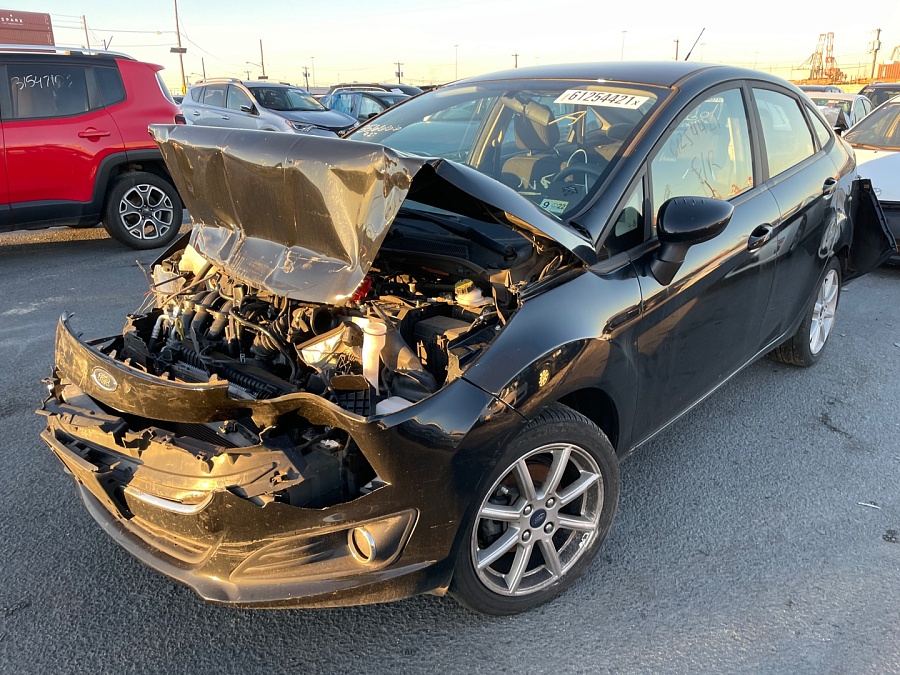 Ford Fiesta Se 2019 Black 1.6L 4 vin: 3FADP4BJ1KM123676