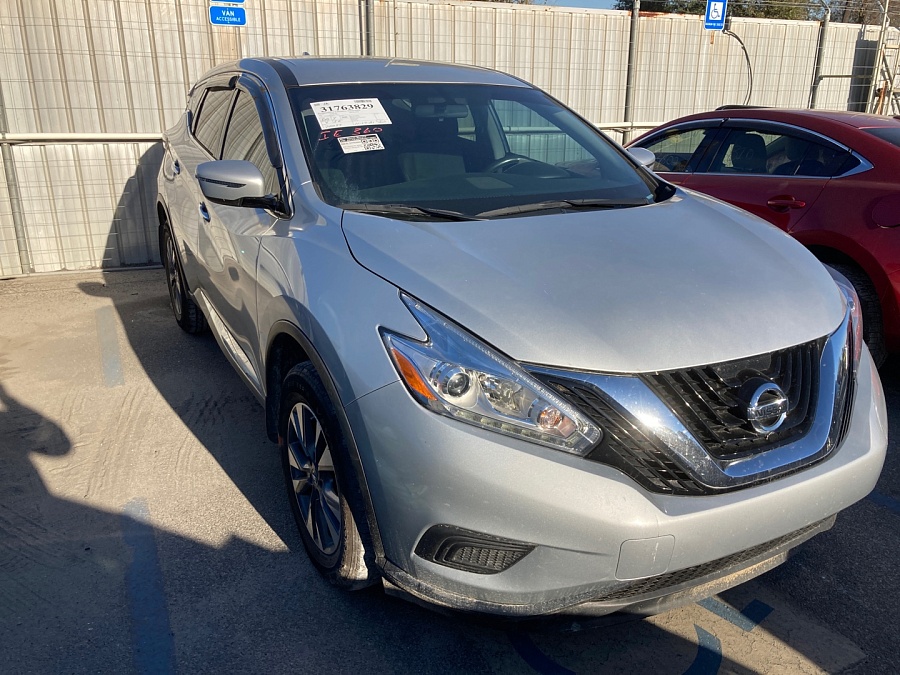 Nissan Murano S 2017 Silver 3.5L vin: 5N1AZ2MG9HN174527