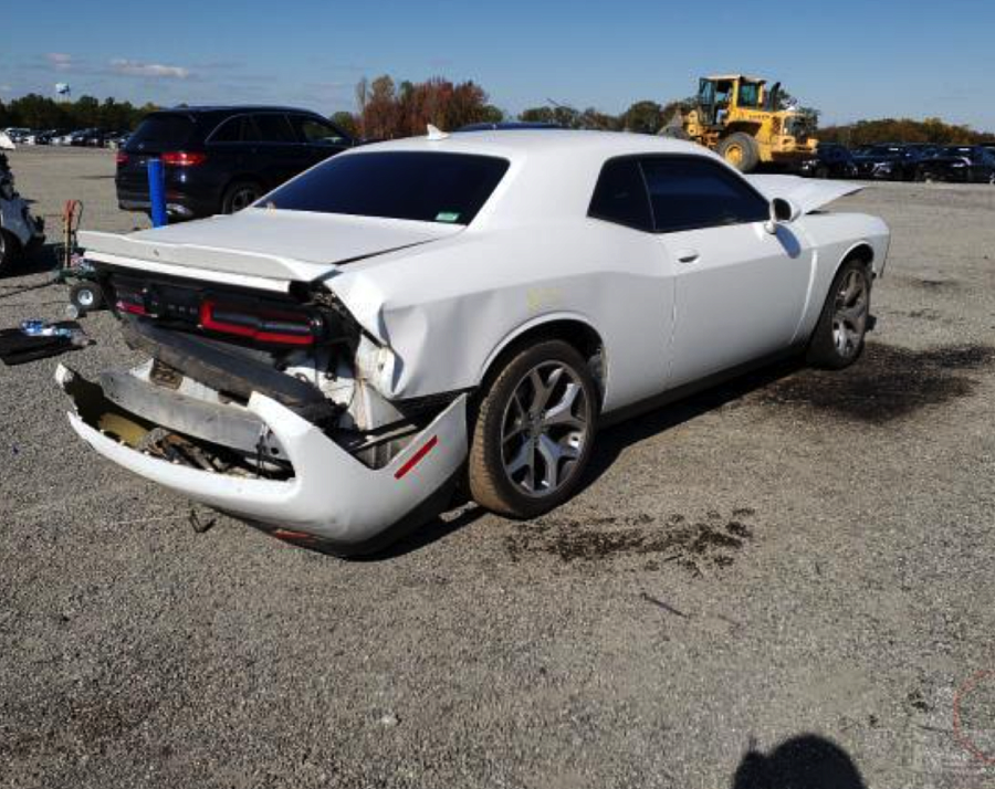 Dodge Challenger Sxt 2016 White 3.6L 6 vin: 2C3CDZAG8GH149347