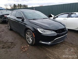 Chrysler 200 Limited 2015 Black 2.4L 4 vin: 1C3CCCAB8FN663466