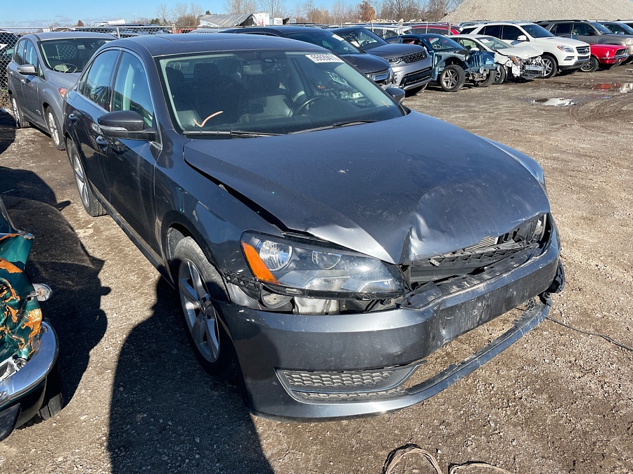 Volkswagen Passat Se 2013 2.5L 5 vin: 1VWBH7A31DC006328