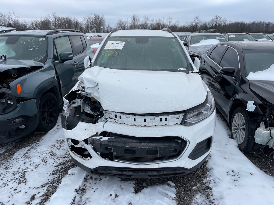 Chevrolet Trax Lt 2018 White ECOTEC vin: KL7CJPSB6JB671192