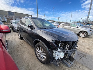 Nissan Rogue SV 2018 Black 2.5L 4 vin: KNMAT2MV9JP611182