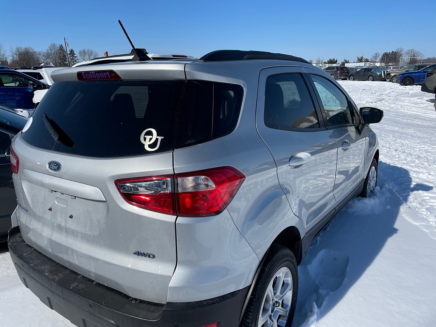  Ford Ecosport Se 2019 Silver 2.0L 4 vin: MAJ6S3GL9KC281664
