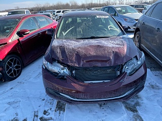 Honda Civic Lx 2013 Maroon 1.8L 4 vin: 19XFB2F5XDE051747