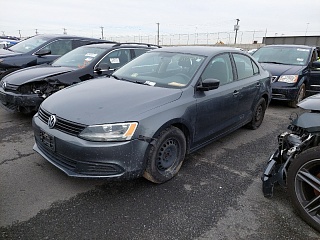 Volkswagen Jetta Base 2011 Charcoal 2.0L 4 vin: 3VW2K7AJ5BM091265