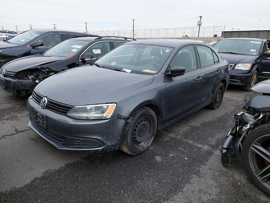 Volkswagen Jetta Base 2011 Charcoal 2.0L 4 vin: 3VW2K7AJ5BM091265