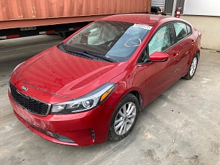 Kia Forte Lx 2017 Burgundy 2.0L 4 vin: 3KPFL4A72HE027563