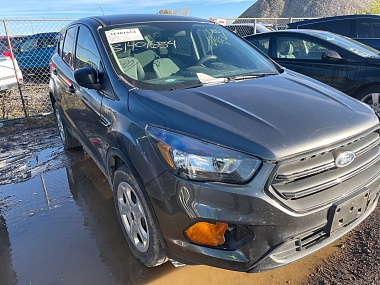 Ford Escape S 2019 Gray 2.5L vin: 1FMCU0F73KUA52025