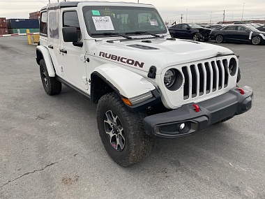 Jeep Wrangler Unlimited Rubicon 2020 White 3.6L vin: 1C4HJXFG8LW290907