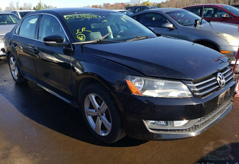 Volkswagen Passat S 2015 Black 1.8L 4 vin: 1VWAT7A35FC114559