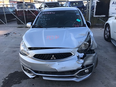 Mitsubishi Mirage Se 2017 Silver 1.2L vin: ML32A4HJ9HH002095