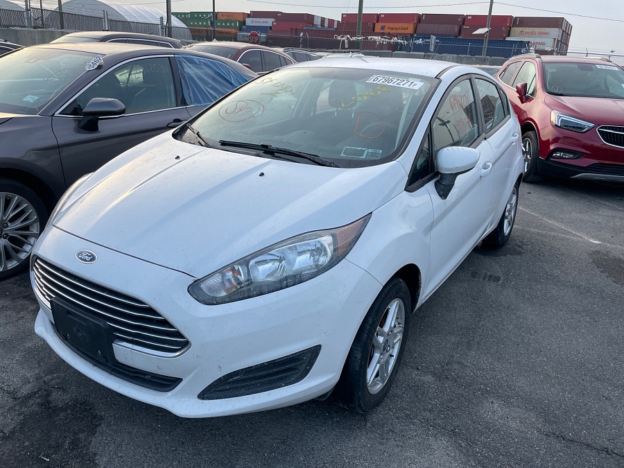 Ford Fiesta Se 2019 White 1.6L 4 vin: 3FADP4EJ9KM147980
