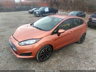 Ford Fiesta Se 2017 Pink 1.6L vin: 3FADP4EJ4HM128598