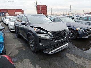 Nissan Rogue Sv 2021 Gray 2.5L vin: JN8AT3BBXMW202394