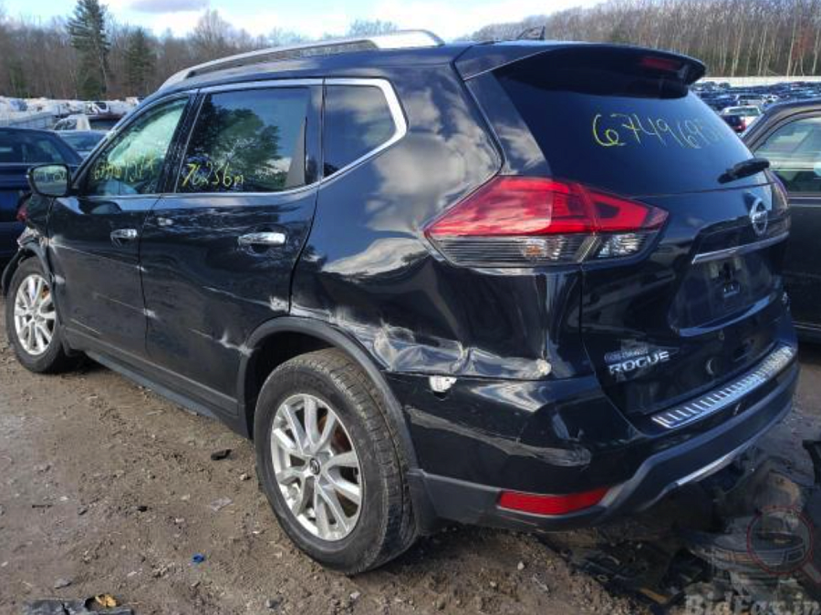 Nissan Rogue S 2017 Black 2.5L 4 vin: KNMAT2MVXHP504491