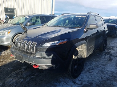 Jeep Cherokee Trailhawk 2015 Black 3.2L 6 vin: 1C4PJMBS9FW624077